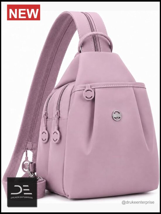 Water-Resistant Sling Backpack Travel Work Gym Students Daily main image 3